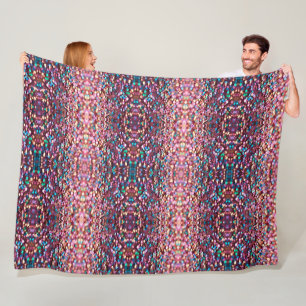 Glitzer Opal Trendy Holographic Collection Fleecedecke
