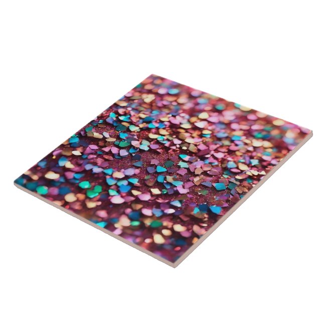 Glitzer Opal Trendy Holographic Collection Fliese (Seite)