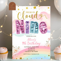 Glitzer-Pailletten-Pastell-Cloud-Nine-Geburtstag