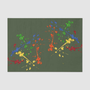 Glitzer Paintball Party Paint Spritzer Seidenpapier