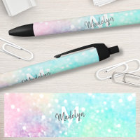 Glitzer Pastel Bokeh Girly Colorful Pattern