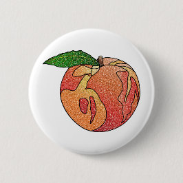 Glitzer Peach Button
