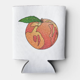 Glitzer Peach Dosenkühler