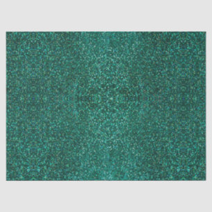 Glitzer Peacock Feather Series Design 16 Seidenpapier