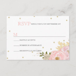 Glitzer-Pfingstrosen-Hochzeit UAWG Karten