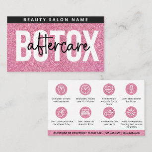 Glitzer Pink Botox Füllfederhalter Anleitung Nachs Visitenkarte