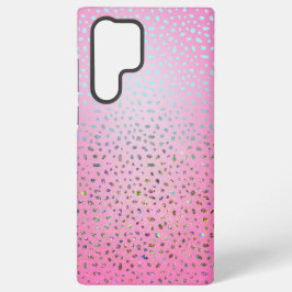 Glitzer Pink Cheetah Print Samsung Galaxy Hülle