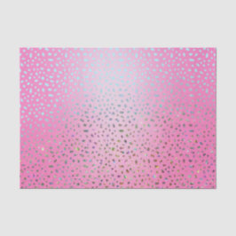 Glitzer Pink Cheetah Print Seidenpapier