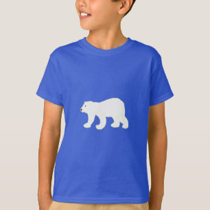 Glitzer Polar Bear Graphic T - Shirt