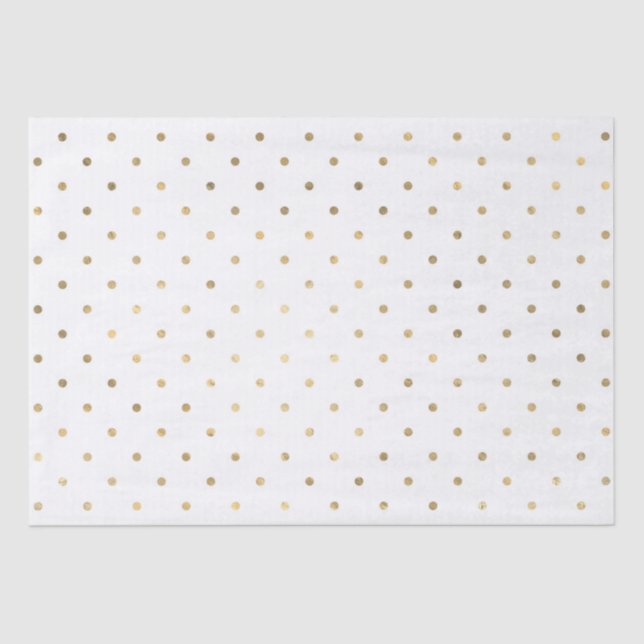 Glitzer Polka dot Seidenpapier (Vorderseite)