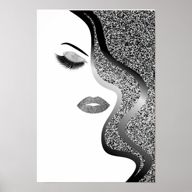 Glitzer Poster (Vorne)