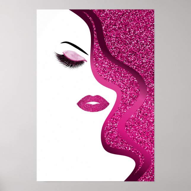 Glitzer Poster (Vorne)