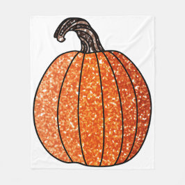 Glitzer Pumpkin Fleecedecke