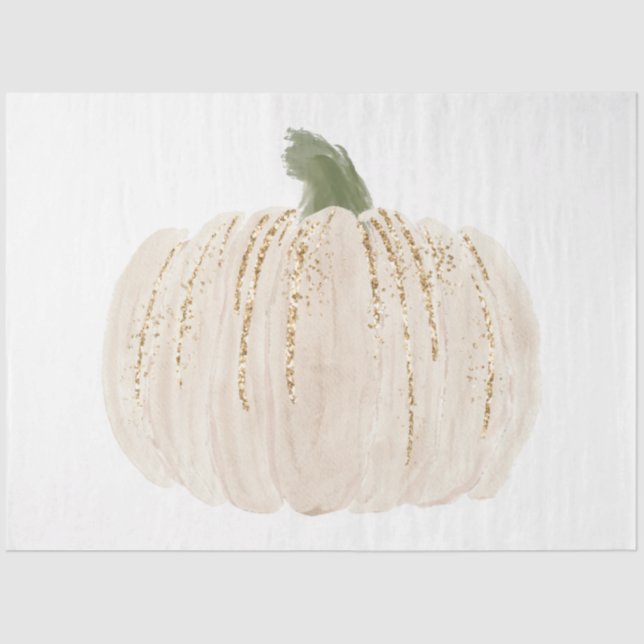 Glitzer Pumpkins Serie Design 22 Seidenpapier (Vorderseite)