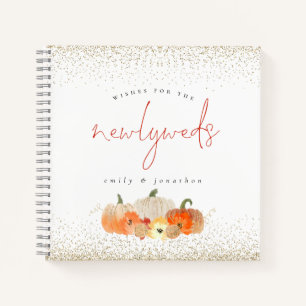 Glitzer Pumpkins wünscht sich ein neues Gästebuch Notizbuch