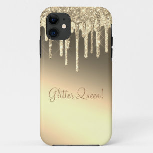 Glitzer Queen Gold Sparkle Bling Glam Case-Mate iPhone Hülle