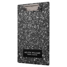 Glitzer-Rahmen für Schwarze Imitate Klemmbrett