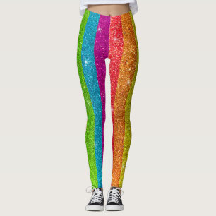 Glitzer Rainbow Flag Ehegewähr Gay Pride Leggings