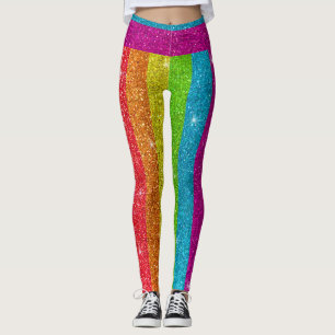Glitzer Rainbow Flag Ehegewähr Gay Pride Leggings
