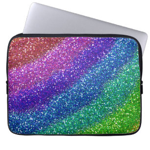 Glitzer Rainbow Laptopschutzhülle