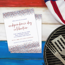 GLITZER Red Blue 4. Juli Unabhängigkeitstag