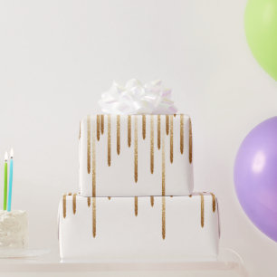 Glitzer-Regenpapier Geschenkpapier