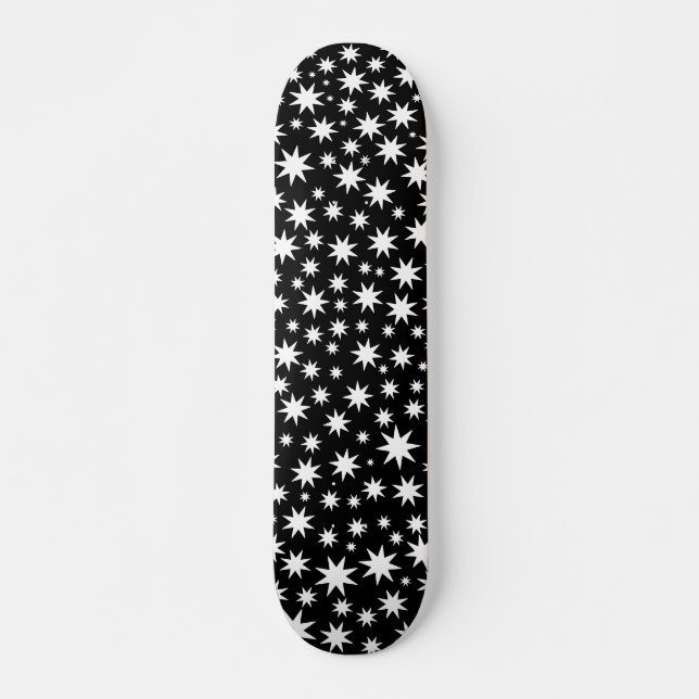 Glitzer - Retro Skateboard (Vorne)