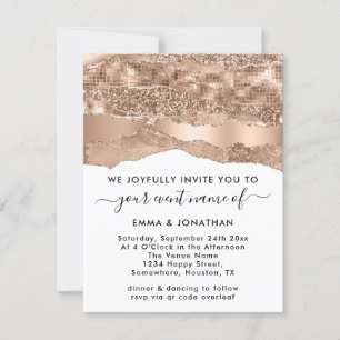 Glitzer-Rose des QR-Grenzcodes Stroke White