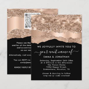 Glitzer-Rose für Grenzgrenzwerte (QR) Stroke Abstr