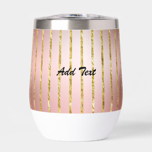 Glitzer Rose Gold Hinzufügen von Text