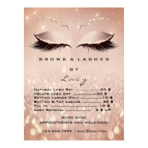 Glitzer Rose Gold Makeup Augen Lashes Preisliste1