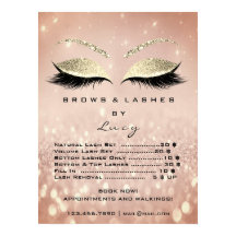 Glitzer Rose Gold Makeup Eyes Lashes Preisliste