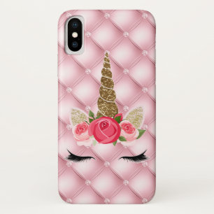 Glitzer & Rosen Einhorn Girl Trendy Case-Mate iPhone Hülle