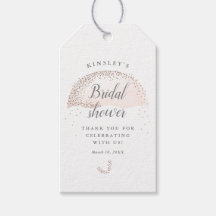 Glitzer rot Schirm Brautparty vielen Dank