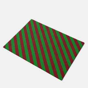 Glitzer Rot und Grün Fußmatte