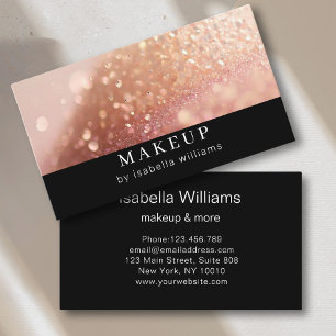 Glitzer Salon Business Card Visitenkarte
