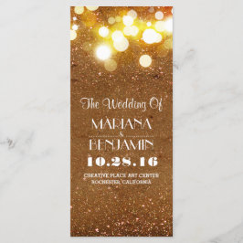 Glitzer schimmert goldfarbenes Lichterprogramm Programm