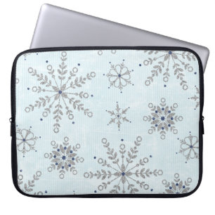 Glitzer-Schneeflocken-Gehäuse für Laptop-Sieb Laptopschutzhülle