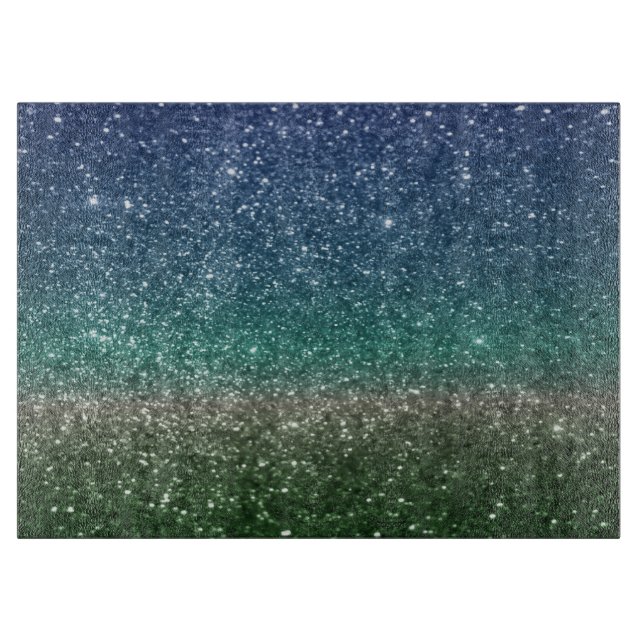 Glitzer Schneidebrett (Vorderseite)