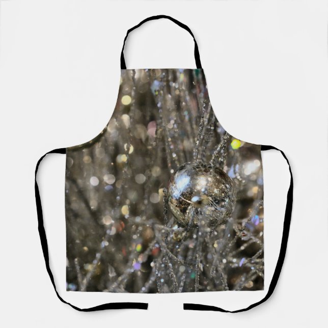 Glitzer Schürze (Vorderseite)