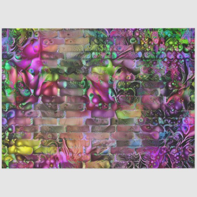 Glitzer Sea World Modern Art Collection Seidenpapier (Vorderseite)