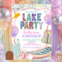 Glitzer-Sequin-See-Party-Geburtstagseinladung
