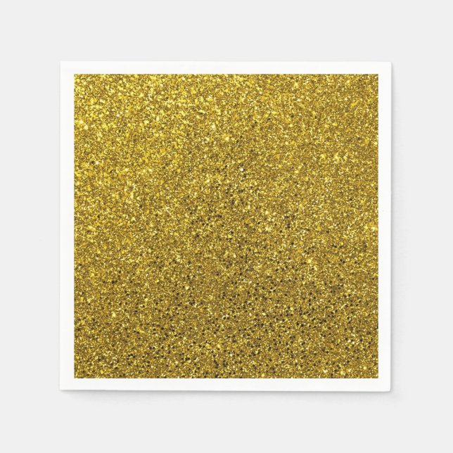 Glitzer Serviette (Vorderseite)