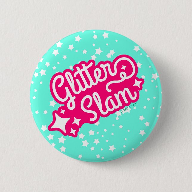 Glitzer Slam Button (Vorderseite)