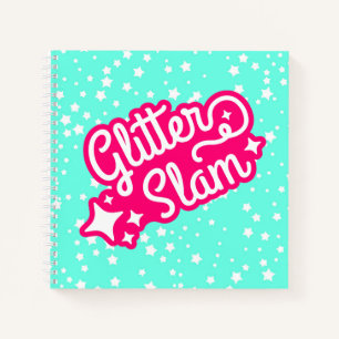 Glitzer Slam Notizbuch