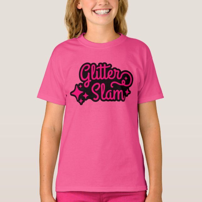 Glitzer Slam T-Shirt (Vorderseite)