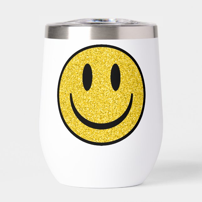 Glitzer Smile Face (Vorderseite)