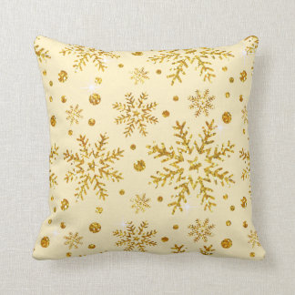 Glitzer Snowflake Flurries CHOOO HINTERGRUNDFARBE Kissen
