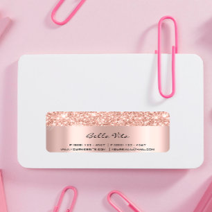 Glitzer Spark Rose Gold UAWG Bridal Sweet 16. Eve