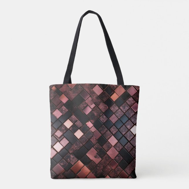 Glitzer Sparkle Ombre Tote Bag (Rückseite)
